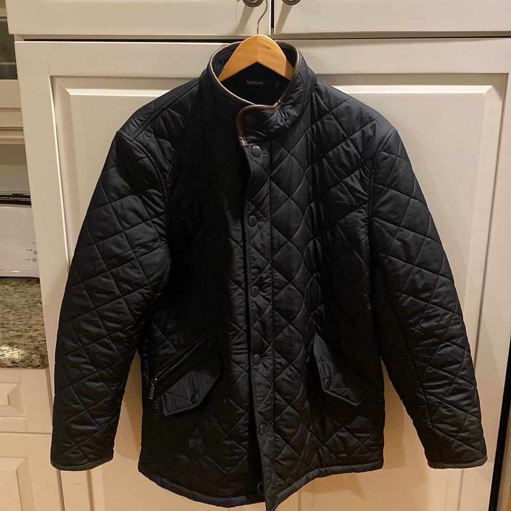 Classic Barbour tufted jacket. Never worn